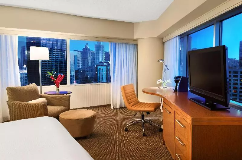 キングサイズベッドのスタンダードルーム, Swissôtel Chicago