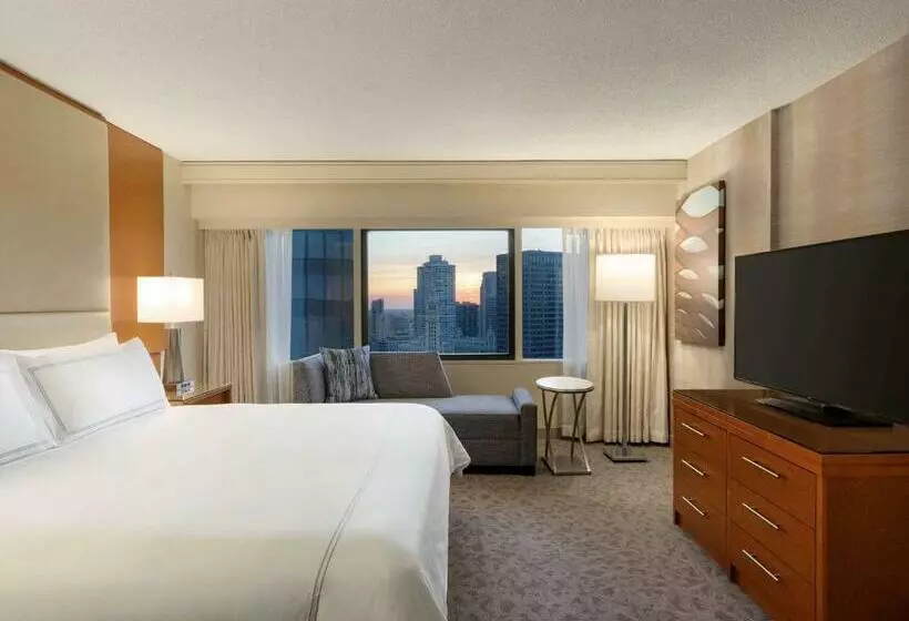 キングサイズベッドのスイートルーム, Swissôtel Chicago