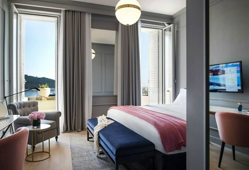 带1个卧室和海景的豪华别墅, Excelsior