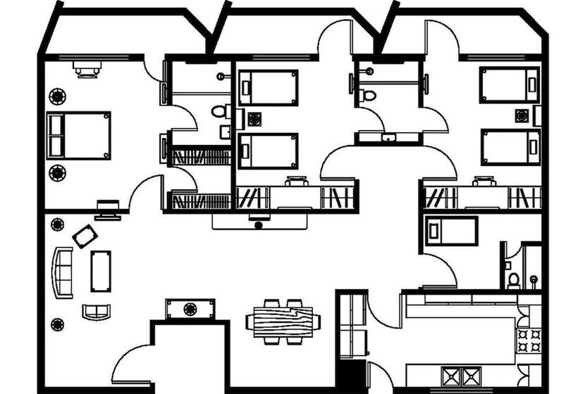 3 Bedroom Suite, Copacabana Apartment
