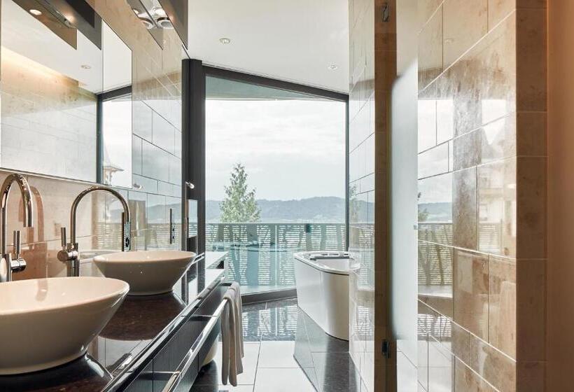 Panoramic Views Junior Suite, The Dolder Grand   City And Spa Resort Zurich