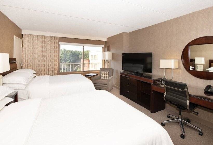 스탠다드 룸 더블 침대 2개, Sheraton Hartford South