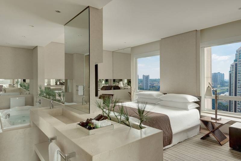 اتاق اجرایی با تخت بزرگ, Sheraton Sao Paulo Wtc