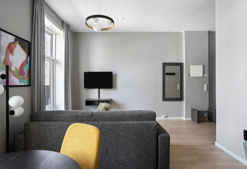 آپارتمان 1 خوابه با بالکن, Frogner House Apartments - Skovveien 8