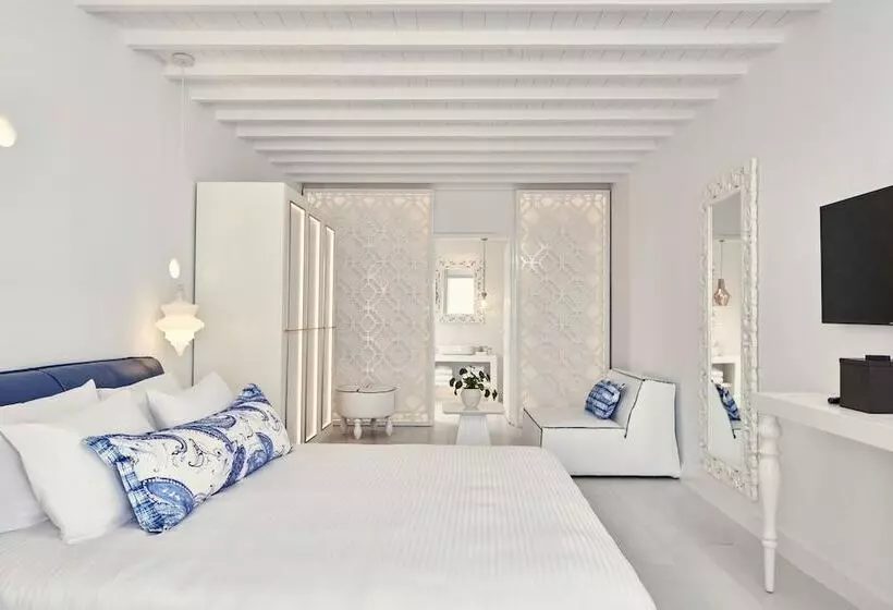 オーシャンビュージュニアスイート, Katikies Mykonos - The Leading Hotels Of The World