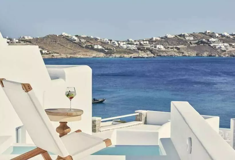 オーシャンビュージュニアスイート, Katikies Mykonos - The Leading Hotels Of The World