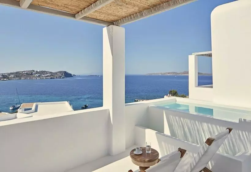 オーシャンビュージュニアスイート, Katikies Mykonos - The Leading Hotels Of The World