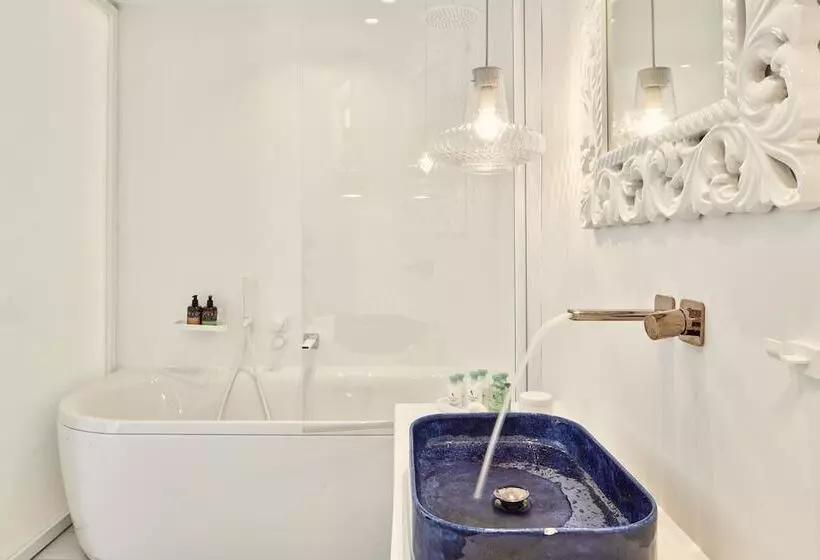 オーシャンビュースーペリアールーム, Katikies Mykonos - The Leading Hotels Of The World