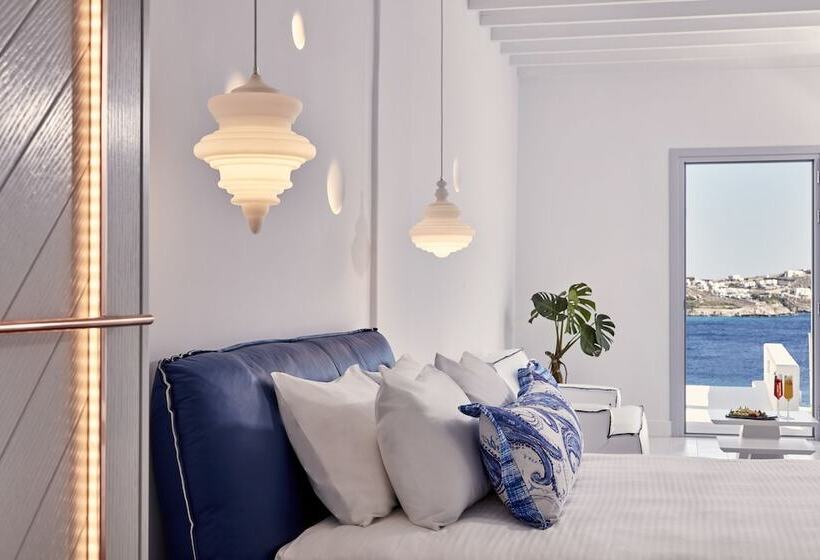سوییت سوپریور با چشم‌انداز دریا, Katikies Mykonos - The Leading Hotels Of The World