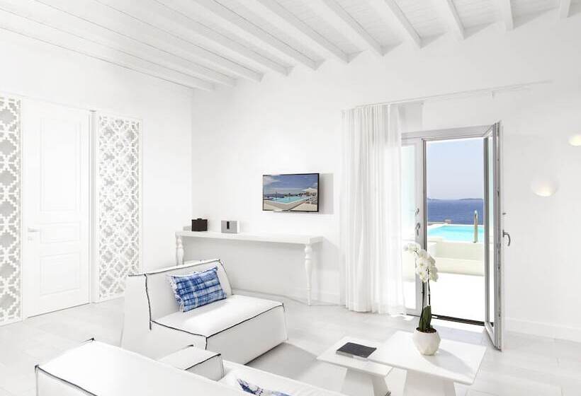 سوییت با چشم‌انداز دریا, Katikies Mykonos - The Leading Hotels Of The World
