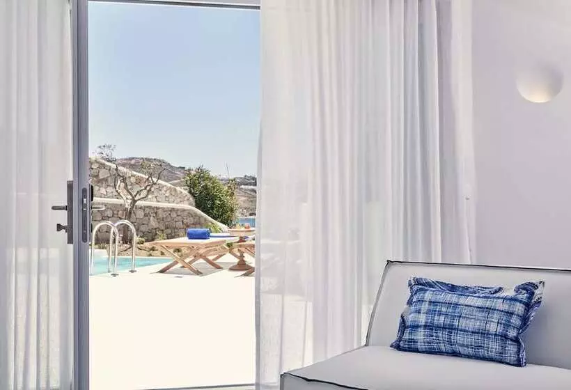 海の見えるマスタースイートルーム, Katikies Mykonos - The Leading Hotels Of The World