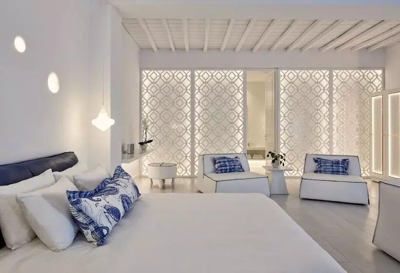 海の見えるマスタースイートルーム, Katikies Mykonos - The Leading Hotels Of The World