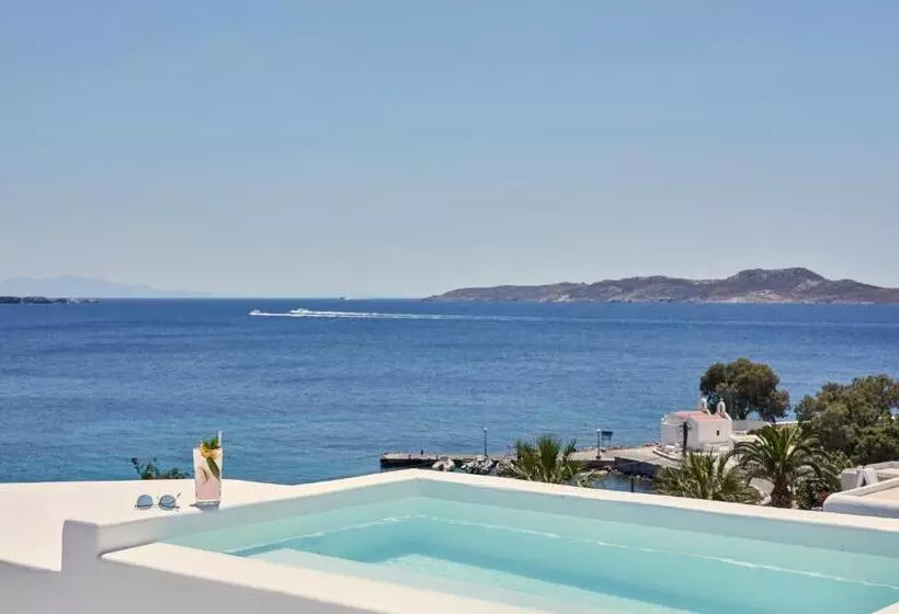 オーシャンビュースーペリアールーム, Katikies Mykonos - The Leading Hotels Of The World