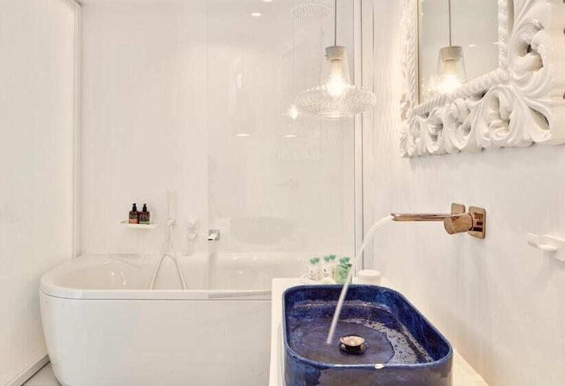 オーシャンビュースーペリアールーム, Katikies Mykonos - The Leading Hotels Of The World