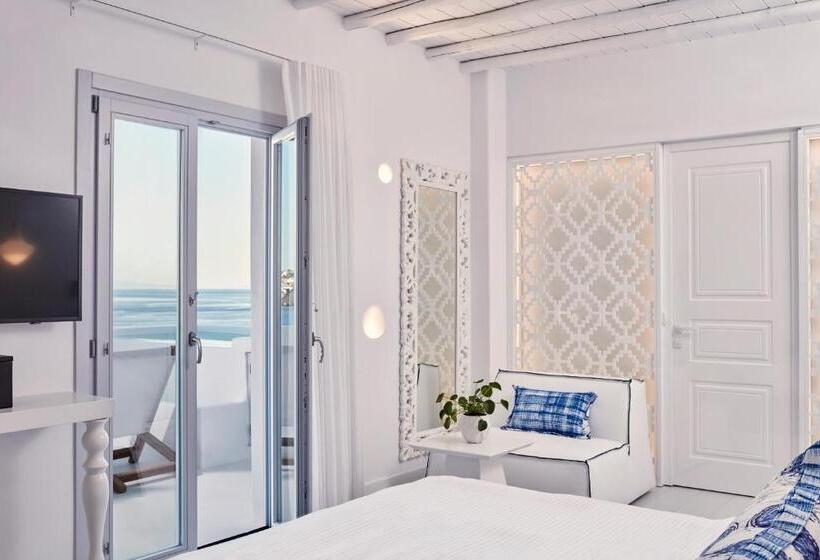 اتاق سوپریور با چشم‌انداز دریا, Katikies Mykonos - The Leading Hotels Of The World