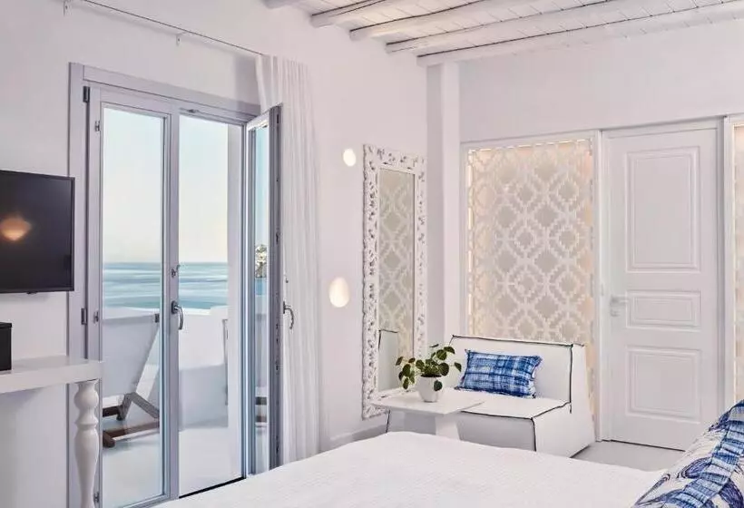 オーシャンビュースーペリアールーム, Katikies Mykonos - The Leading Hotels Of The World