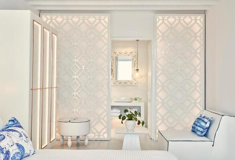 سوییت جونیور با چشم‌انداز دریا, Katikies Mykonos - The Leading Hotels Of The World