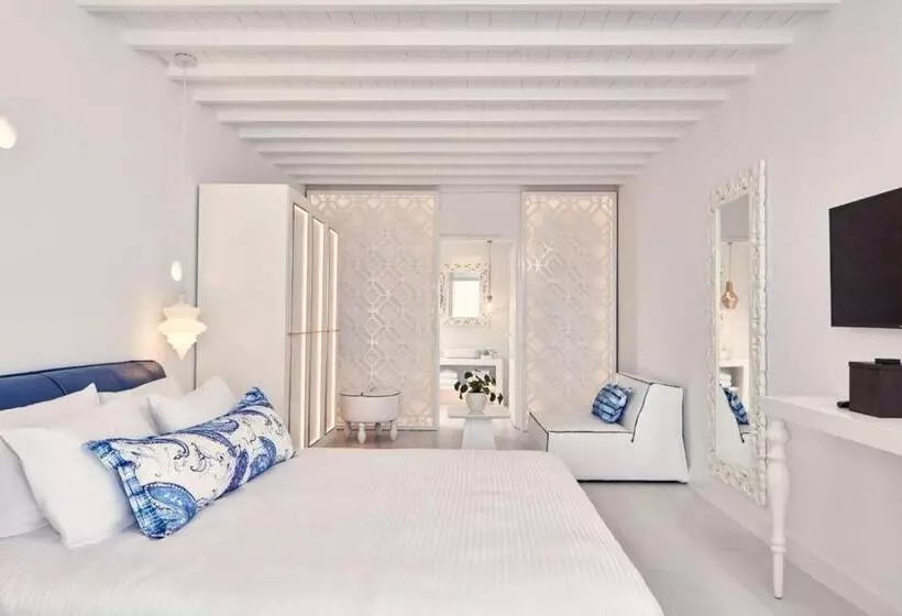 オーシャンビュースーペリアースイート, Katikies Mykonos - The Leading Hotels Of The World