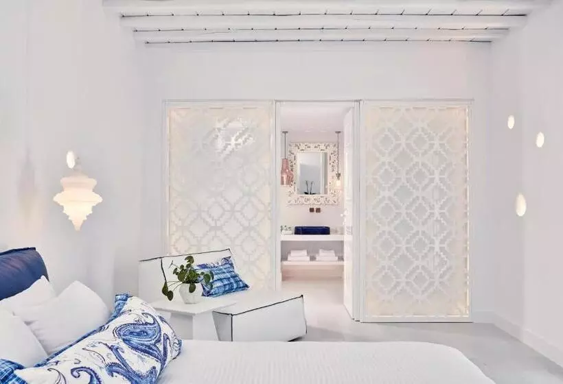 オーシャンビュースーペリアースイート, Katikies Mykonos - The Leading Hotels Of The World