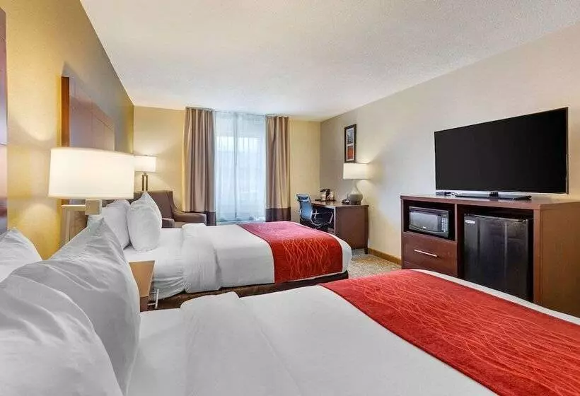 ２ダブルベッドのスタンダードルーム, Comfort Inn Auburn Worcester