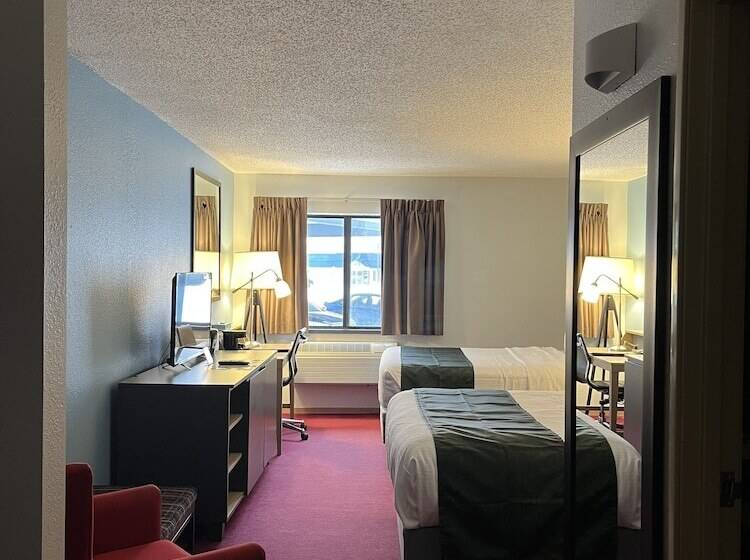 带2个双人床的标准工作室, Pictured Rocks Inn And Suites