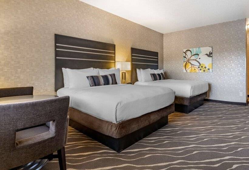 غرفه قياسيه سريرين مزدوجين, Best Western Plus Park Place Inn Mini Suites