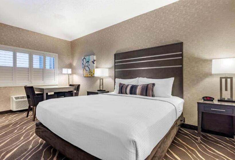 Chambre Standard Lit King Size Adaptée aux Personnes à Mobilité Réduite, Best Western Plus Park Place Inn Mini Suites