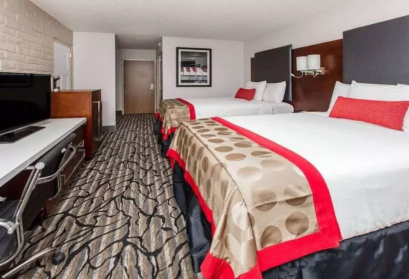 ２ダブルベッドのスタンダードルーム, Ramada By Wyndham Austin South