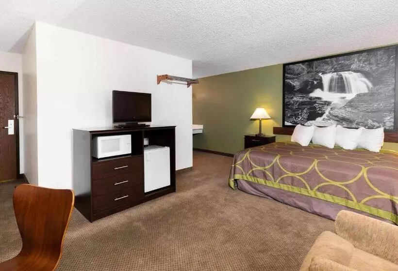 اتاق استاندارد با تخت بزرگ, Super 8 By Wyndham Missoula/brooks Street
