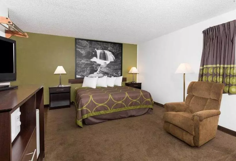 اتاق استاندارد با تخت بزرگ, Super 8 By Wyndham Missoula/brooks Street