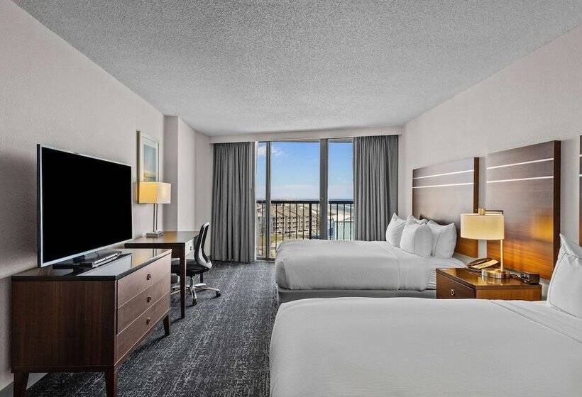 غرفه قياسيه سريرين مزدوجين, Doubletree By Hilton Atlantic Beach Oceanfront