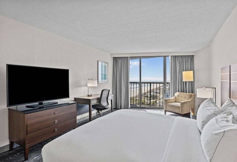 스탠다드 룸 더블 침대 바다 전망, Doubletree By Hilton Atlantic Beach Oceanfront