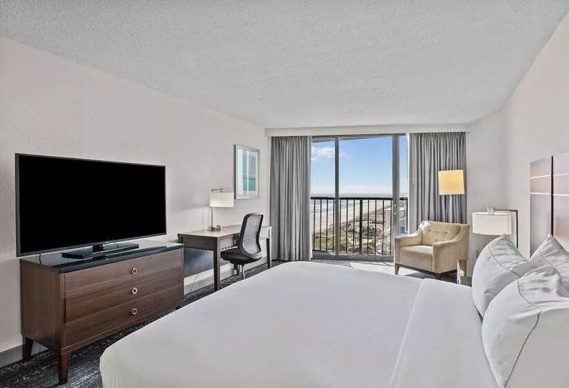 海の見えるダブルベッドスタンダードルーム, Doubletree By Hilton Atlantic Beach Oceanfront