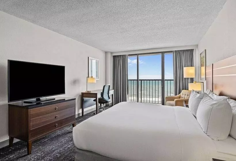 海の見えるダブルベッドスタンダードルーム, Doubletree By Hilton Atlantic Beach Oceanfront