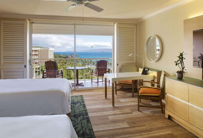 带2个双人床的标准工作室, Grand Wailea Maui, A Waldorf Astoria Resort