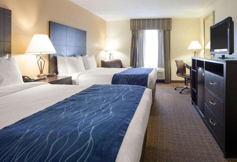 غرفه قياسيه سريرين مزدوجين, Comfort Inn Oak Ridge  Knoxville