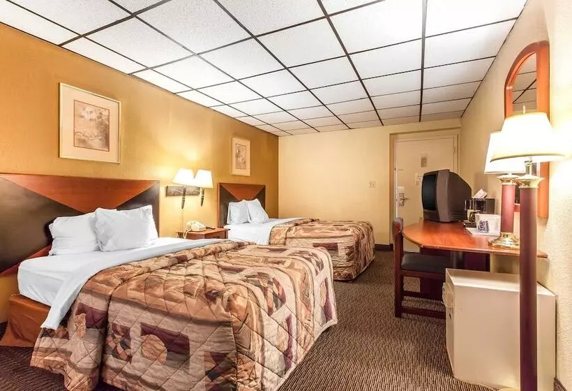 Standard-huone 2 Parivuodetta, Rodeway Inn North