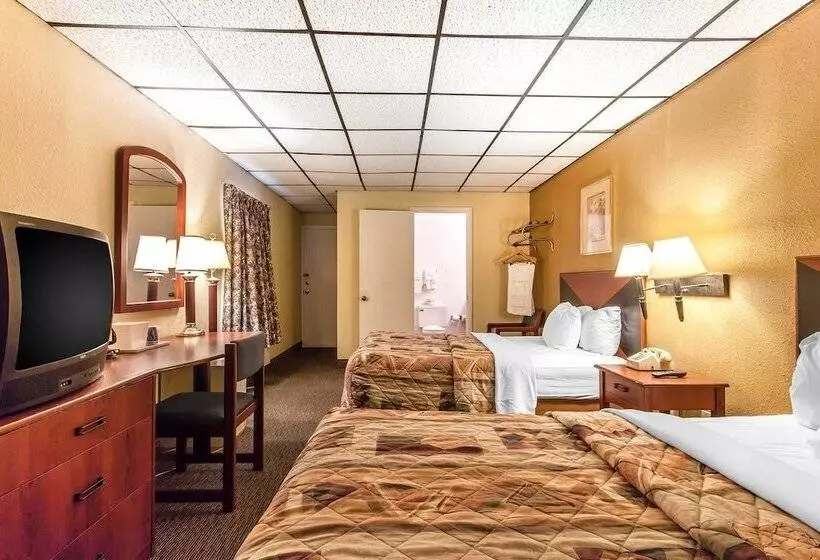Standard-huone 2 Parivuodetta, Rodeway Inn North