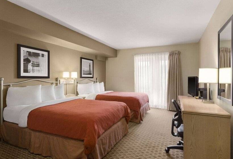 2ダブルベッドのスタンダードルーム, Travelodge Suites By Wyndham Saint John