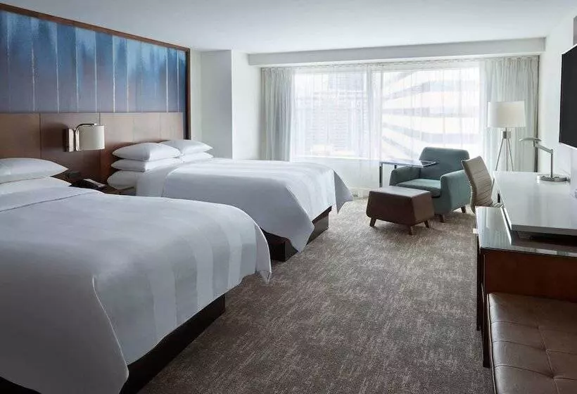 اتاق استاندارد با 2 تخت دوبل, Toronto Marriott City Centre