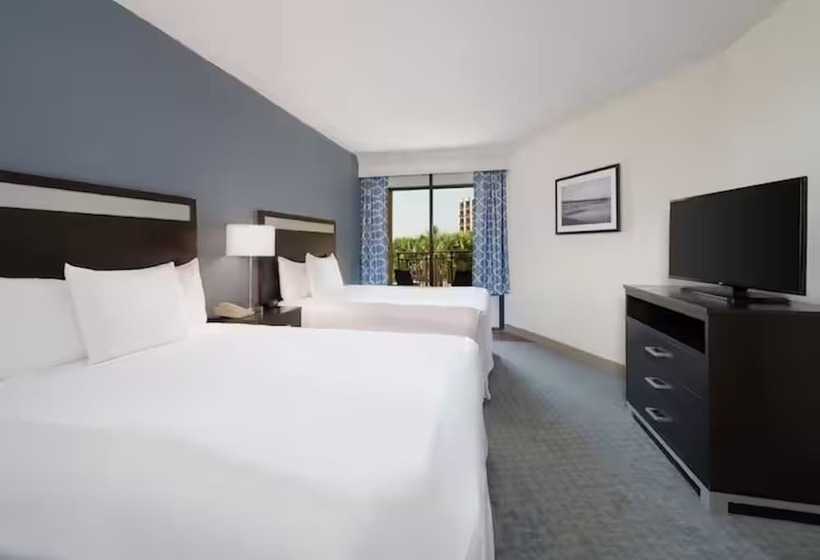 اتاق استاندارد با 2 تخت دوبل, Doubletree Resort By Hilton Myrtle Beach Oceanfront