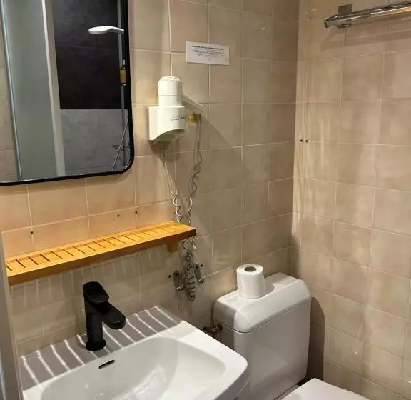 اتاق راحتی یک تخته, Hôtel & Restaurant Le Patio Vichy