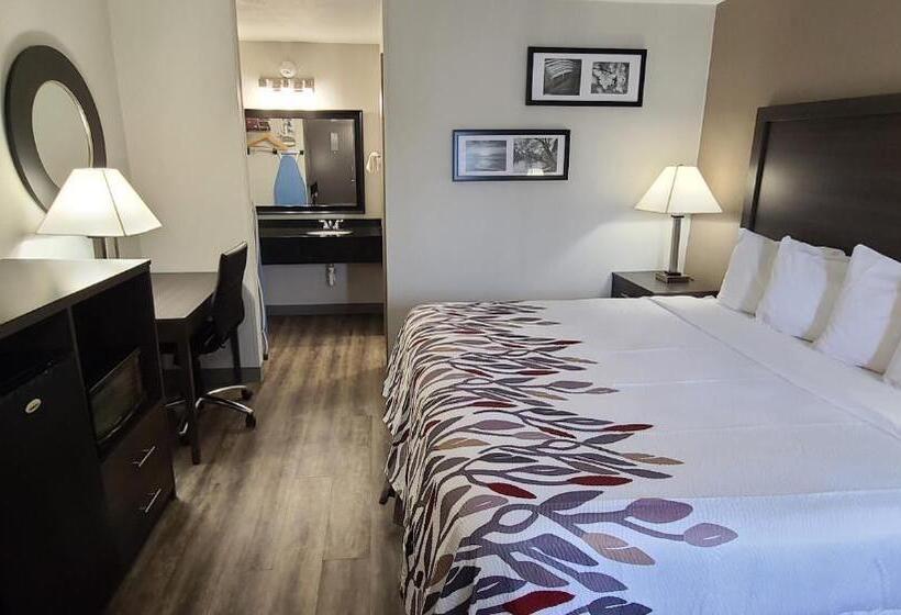 带大床的高级房间, Red Roof Inn & Suites Duncan