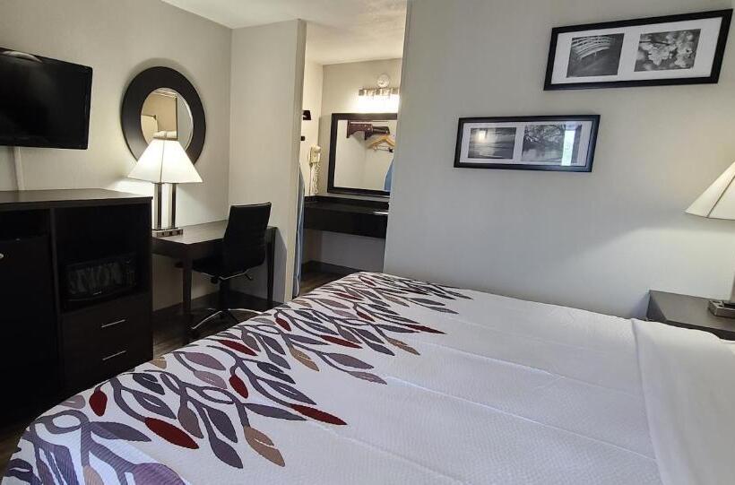 带大床的高级房间, Red Roof Inn & Suites Duncan