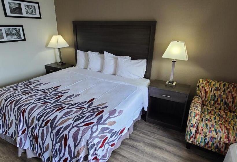 带大床的高级房间, Red Roof Inn & Suites Duncan