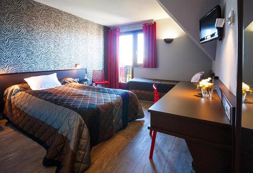 غرفة قياسية ثلاثية, Restaurant Les Alizes