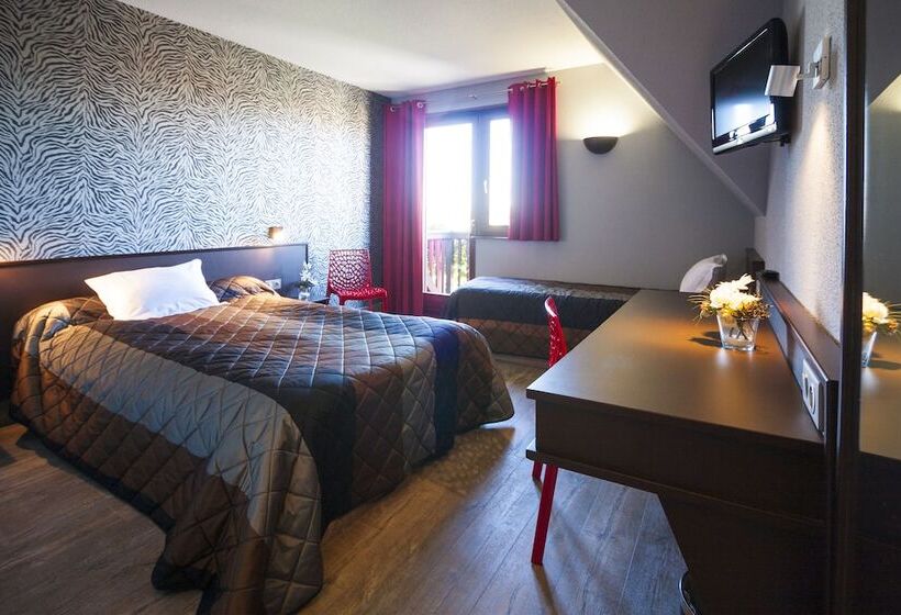 غرفة قياسية ثلاثية, Restaurant Les Alizes