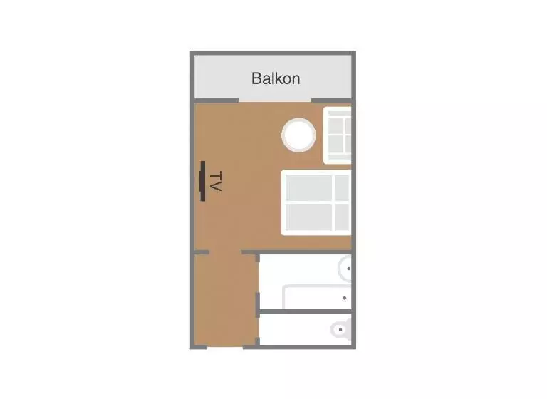Comfort room with balcony, Dei Hotel Schönblick