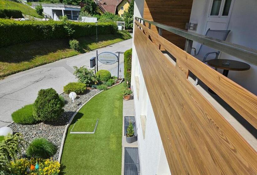 غرفة قياسية فردية مزودة بشُرفة, Dei Hotel Schönblick