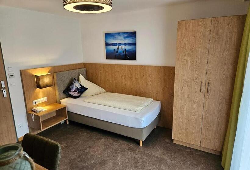 غرفة قياسية فردية مزودة بشُرفة, Dei Hotel Schönblick